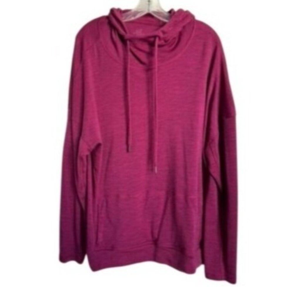 WoolX Callie Hoodie 1X Merino Wool Pullover Top Women's